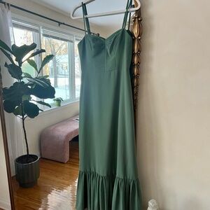 Azazie Justina Eucalyptus Dress